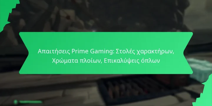 Απαιτήσεις Prime Gaming: Στολές χαρακτήρων, Χρώματα πλοίων, Επικαλύψεις όπλων