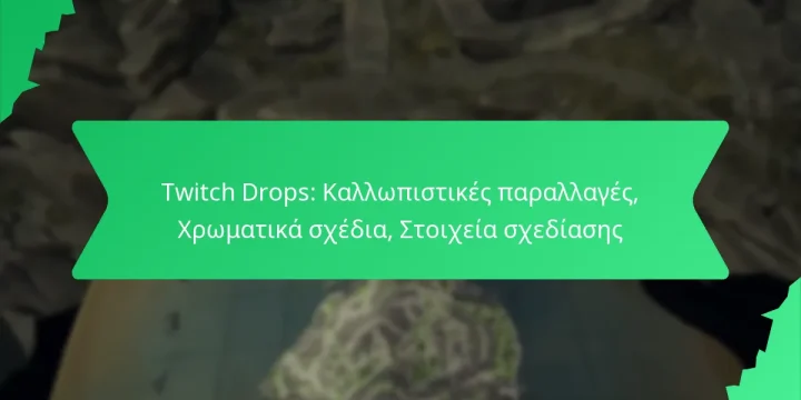 Twitch Drops: Καλλωπιστικές παραλλαγές, Χρωματικά σχέδια, Στοιχεία σχεδίασης