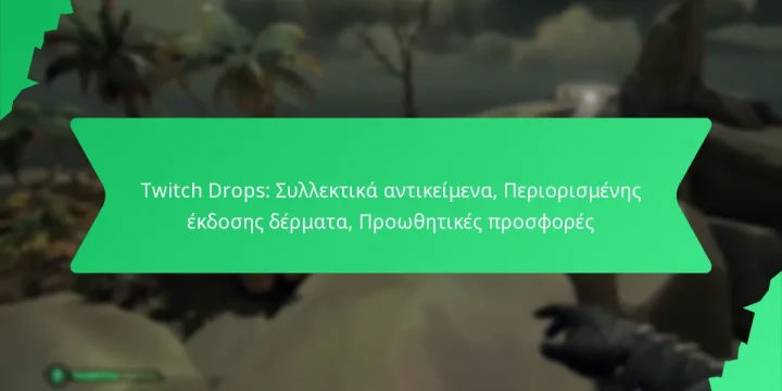 Twitch Drops: Συλλεκτικά αντικείμενα, Περιορισμένης έκδοσης δέρματα, Προωθητικές προσφορές